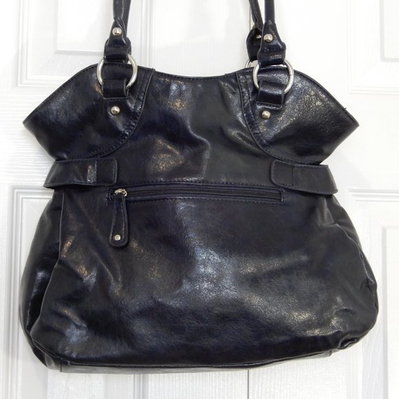 Jessica Dark Blue Handbag - Picture 4 of 11
